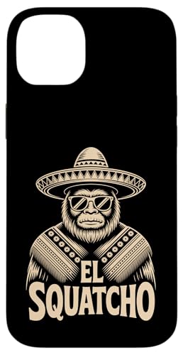 Lustiges Bigfoot Outfit Sasquatch Design mit El Squatcho Hülle für iPhone 14 Plus Lustiges Bigfoot Outfit Sasquatch Design mit El Squatcho Hülle für iPhone 14 Plus von Bigfoot Kostüm Mexico Cinco de Mayo Burrito Taco