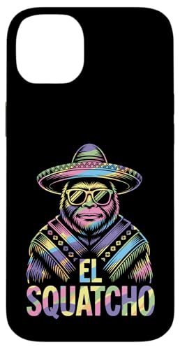 Lustiges Bigfoot Outfit Sasquatch Design mit El Squatcho Hülle für iPhone 14 Plus Lustiges Bigfoot Outfit Sasquatch Design mit El Squatcho Hülle für iPhone 14 Plus von Bigfoot Kostüm Mexico Cinco de Mayo Burrito Taco