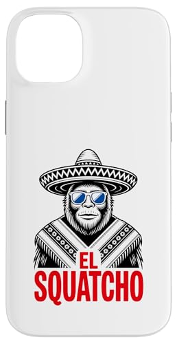 Lustiges Bigfoot Outfit Sasquatch Design mit El Squatcho Hülle für iPhone 14 Plus Lustiges Bigfoot Outfit Sasquatch Design mit El Squatcho Hülle für iPhone 14 Plus von Bigfoot Kostüm Mexico Cinco de Mayo Burrito Taco
