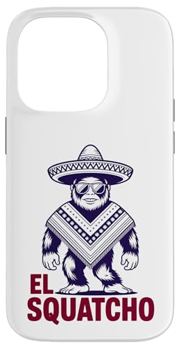 Lustiges Bigfoot Outfit Sasquatch Design mit El Squatcho Hülle für iPhone 14 Pro von Bigfoot Kostüm Mexico Cinco de Mayo Burrito Taco