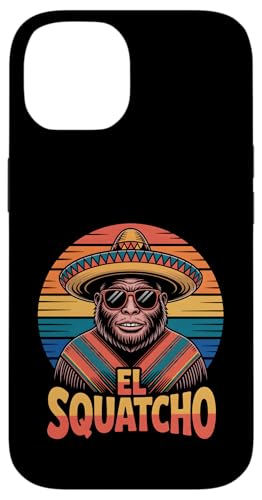 Lustiges Bigfoot Outfit Sasquatch Design mit El Squatcho Hülle für iPhone 14 Lustiges Bigfoot Outfit Sasquatch Design mit El Squatcho Hülle für iPhone 14 von Bigfoot Kostüm Mexico Cinco de Mayo Burrito Taco