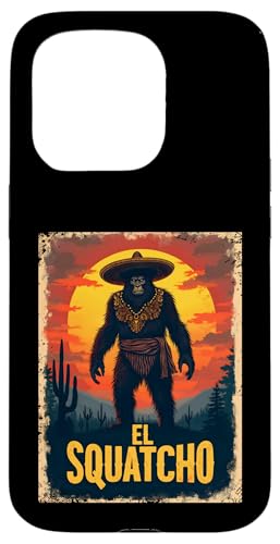 Lustiges Bigfoot Outfit Sasquatch Design mit El Squatcho Hülle für iPhone 15 Pro Lustiges Bigfoot Outfit Sasquatch Design mit El Squatcho Hülle für iPhone 15 Pro von Bigfoot Kostüm Mexico Cinco de Mayo Burrito Taco