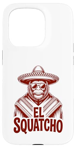 Lustiges Bigfoot Outfit Sasquatch Design mit El Squatcho Hülle für iPhone 15 Pro Lustiges Bigfoot Outfit Sasquatch Design mit El Squatcho Hülle für iPhone 15 Pro von Bigfoot Kostüm Mexico Cinco de Mayo Burrito Taco