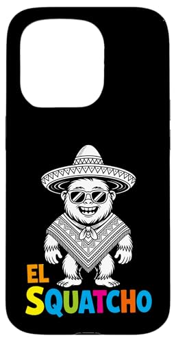 Lustiges Bigfoot Outfit Sasquatch Design mit El Squatcho Hülle für iPhone 15 Pro Lustiges Bigfoot Outfit Sasquatch Design mit El Squatcho Hülle für iPhone 15 Pro von Bigfoot Kostüm Mexico Cinco de Mayo Burrito Taco