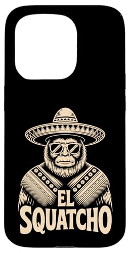 Lustiges Bigfoot Outfit Sasquatch Design mit El Squatcho Hülle für iPhone 15 Pro Lustiges Bigfoot Outfit Sasquatch Design mit El Squatcho Hülle für iPhone 15 Pro von Bigfoot Kostüm Mexico Cinco de Mayo Burrito Taco
