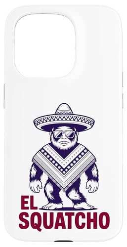 Lustiges Bigfoot Outfit Sasquatch Design mit El Squatcho Hülle für iPhone 15 Pro Lustiges Bigfoot Outfit Sasquatch Design mit El Squatcho Hülle für iPhone 15 Pro von Bigfoot Kostüm Mexico Cinco de Mayo Burrito Taco