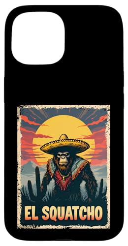Lustiges Bigfoot Outfit Sasquatch Design mit El Squatcho Hülle für iPhone 15 Lustiges Bigfoot Outfit Sasquatch Design mit El Squatcho Hülle für iPhone 15 von Bigfoot Kostüm Mexico Cinco de Mayo Burrito Taco
