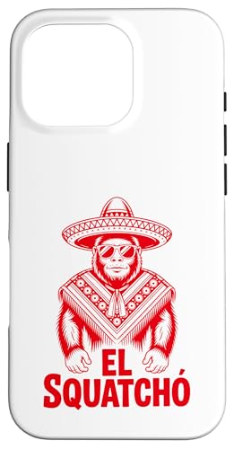 Lustiges Bigfoot Outfit Sasquatch Design mit El Squatcho Hülle für iPhone 16 Pro Lustiges Bigfoot Outfit Sasquatch Design mit El Squatcho Hülle für iPhone 16 Pro von Bigfoot Kostüm Mexico Cinco de Mayo Burrito Taco
