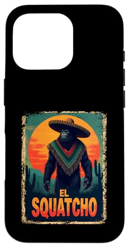 Lustiges Bigfoot Outfit Sasquatch Design mit El Squatcho Hülle für iPhone 16 Pro Lustiges Bigfoot Outfit Sasquatch Design mit El Squatcho Hülle für iPhone 16 Pro von Bigfoot Kostüm Mexico Cinco de Mayo Burrito Taco