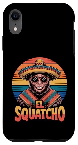 Lustiges Bigfoot Outfit Sasquatch Design mit El Squatcho Hülle für iPhone XR Lustiges Bigfoot Outfit Sasquatch Design mit El Squatcho Hülle für iPhone XR von Bigfoot Kostüm Mexico Cinco de Mayo Burrito Taco
