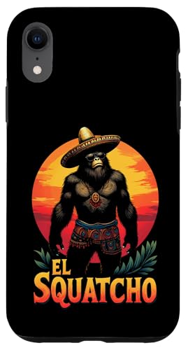 Lustiges Bigfoot Outfit Sasquatch Design mit El Squatcho Hülle für iPhone XR Lustiges Bigfoot Outfit Sasquatch Design mit El Squatcho Hülle für iPhone XR von Bigfoot Kostüm Mexico Cinco de Mayo Burrito Taco