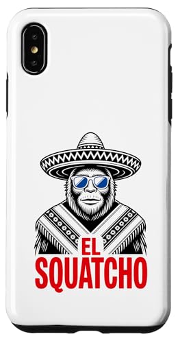 Lustiges Bigfoot Outfit Sasquatch Design mit El Squatcho Hülle für iPhone XS Max Lustiges Bigfoot Outfit Sasquatch Design mit El Squatcho Hülle für iPhone XS Max von Bigfoot Kostüm Mexico Cinco de Mayo Burrito Taco