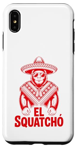 Lustiges Bigfoot Outfit Sasquatch Design mit El Squatcho Hülle für iPhone XS Max Lustiges Bigfoot Outfit Sasquatch Design mit El Squatcho Hülle für iPhone XS Max von Bigfoot Kostüm Mexico Cinco de Mayo Burrito Taco