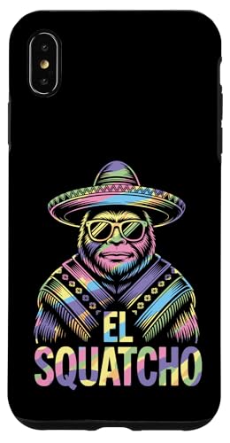 Lustiges Bigfoot Outfit Sasquatch Design mit El Squatcho Hülle für iPhone XS Max Lustiges Bigfoot Outfit Sasquatch Design mit El Squatcho Hülle für iPhone XS Max von Bigfoot Kostüm Mexico Cinco de Mayo Burrito Taco