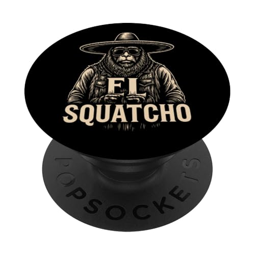 Lustiges Bigfoot Outfit Sasquatch Design mit El Squatcho PopSockets Klebender PopGrip Lustiges Bigfoot Outfit Sasquatch Design mit El Squatcho PopSockets Klebender PopGrip von Bigfoot Kostüm Mexico Cinco de Mayo Burrito Taco