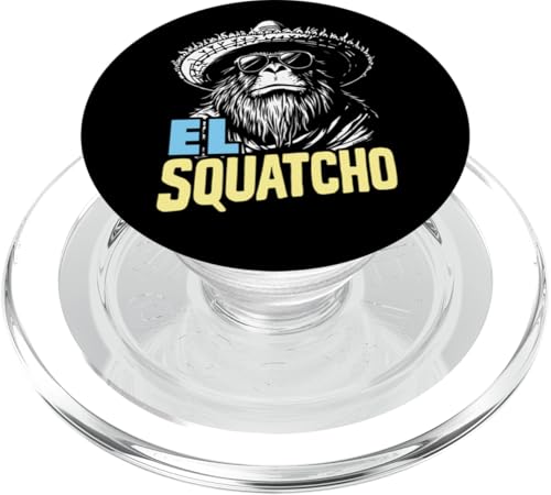Lustiges Bigfoot Outfit Sasquatch Design mit El Squatcho PopSockets PopGrip für MagSafe Lustiges Bigfoot Outfit Sasquatch Design mit El Squatcho PopSockets PopGrip für MagSafe von Bigfoot Kostüm Mexico Cinco de Mayo Burrito Taco
