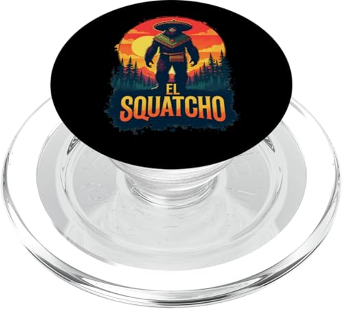 Lustiges Bigfoot Outfit Sasquatch Design mit El Squatcho PopSockets PopGrip für MagSafe Lustiges Bigfoot Outfit Sasquatch Design mit El Squatcho PopSockets PopGrip für MagSafe von Bigfoot Kostüm Mexico Cinco de Mayo Burrito Taco