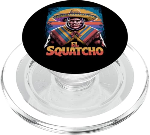 Lustiges Bigfoot Outfit Sasquatch Design mit El Squatcho PopSockets PopGrip für MagSafe Lustiges Bigfoot Outfit Sasquatch Design mit El Squatcho PopSockets PopGrip für MagSafe von Bigfoot Kostüm Mexico Cinco de Mayo Burrito Taco