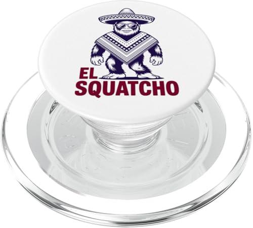Lustiges Bigfoot Outfit Sasquatch Design mit El Squatcho PopSockets PopGrip für MagSafe Lustiges Bigfoot Outfit Sasquatch Design mit El Squatcho PopSockets PopGrip für MagSafe von Bigfoot Kostüm Mexico Cinco de Mayo Burrito Taco