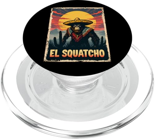 Lustiges Bigfoot Outfit Sasquatch Design mit El Squatcho PopSockets PopGrip für MagSafe Lustiges Bigfoot Outfit Sasquatch Design mit El Squatcho PopSockets PopGrip für MagSafe von Bigfoot Kostüm Mexico Cinco de Mayo Burrito Taco