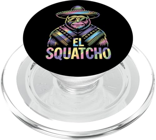 Lustiges Bigfoot Outfit Sasquatch Design mit El Squatcho PopSockets PopGrip für MagSafe Lustiges Bigfoot Outfit Sasquatch Design mit El Squatcho PopSockets PopGrip für MagSafe von Bigfoot Kostüm Mexico Cinco de Mayo Burrito Taco