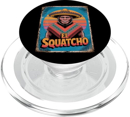 Lustiges Bigfoot Outfit Sasquatch Design mit El Squatcho PopSockets PopGrip für MagSafe Lustiges Bigfoot Outfit Sasquatch Design mit El Squatcho PopSockets PopGrip für MagSafe von Bigfoot Kostüm Mexico Cinco de Mayo Burrito Taco