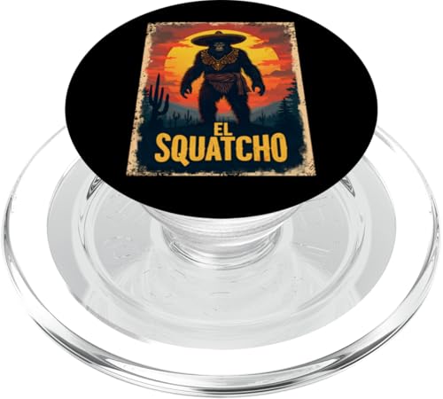 Lustiges Bigfoot Outfit Sasquatch Design mit El Squatcho PopSockets PopGrip für MagSafe Lustiges Bigfoot Outfit Sasquatch Design mit El Squatcho PopSockets PopGrip für MagSafe von Bigfoot Kostüm Mexico Cinco de Mayo Burrito Taco
