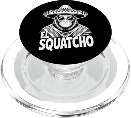 Lustiges Bigfoot Outfit Sasquatch Design mit El Squatcho PopSockets PopGrip für MagSafe Lustiges Bigfoot Outfit Sasquatch Design mit El Squatcho PopSockets PopGrip für MagSafe von Bigfoot Kostüm Mexico Cinco de Mayo Burrito Taco