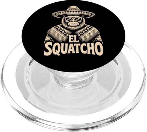 Lustiges Bigfoot Outfit Sasquatch Design mit El Squatcho PopSockets PopGrip für MagSafe Lustiges Bigfoot Outfit Sasquatch Design mit El Squatcho PopSockets PopGrip für MagSafe von Bigfoot Kostüm Mexico Cinco de Mayo Burrito Taco