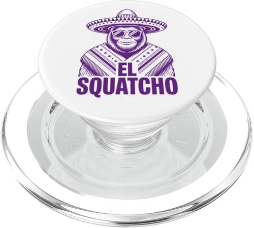 Lustiges Bigfoot Outfit Sasquatch Design mit El Squatcho PopSockets PopGrip für MagSafe Lustiges Bigfoot Outfit Sasquatch Design mit El Squatcho PopSockets PopGrip für MagSafe von Bigfoot Kostüm Mexico Cinco de Mayo Burrito Taco