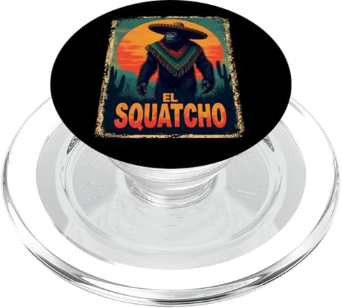 Lustiges Bigfoot Outfit Sasquatch Design mit El Squatcho PopSockets PopGrip für MagSafe Lustiges Bigfoot Outfit Sasquatch Design mit El Squatcho PopSockets PopGrip für MagSafe von Bigfoot Kostüm Mexico Cinco de Mayo Burrito Taco