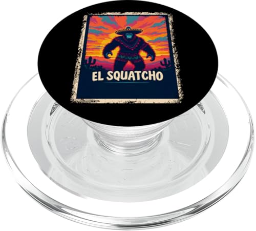Lustiges Bigfoot Outfit Sasquatch Design mit El Squatcho PopSockets PopGrip für MagSafe Lustiges Bigfoot Outfit Sasquatch Design mit El Squatcho PopSockets PopGrip für MagSafe von Bigfoot Kostüm Mexico Cinco de Mayo Burrito Taco