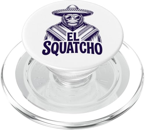 Lustiges Bigfoot Outfit Sasquatch Design mit El Squatcho PopSockets PopGrip für MagSafe Lustiges Bigfoot Outfit Sasquatch Design mit El Squatcho PopSockets PopGrip für MagSafe von Bigfoot Kostüm Mexico Cinco de Mayo Burrito Taco