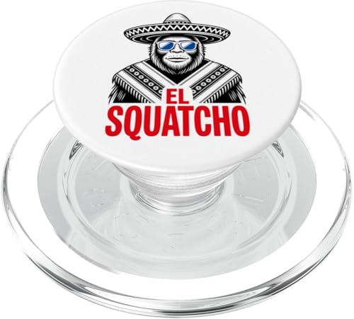 Lustiges Bigfoot Outfit Sasquatch Design mit El Squatcho PopSockets PopGrip für MagSafe Lustiges Bigfoot Outfit Sasquatch Design mit El Squatcho PopSockets PopGrip für MagSafe von Bigfoot Kostüm Mexico Cinco de Mayo Burrito Taco