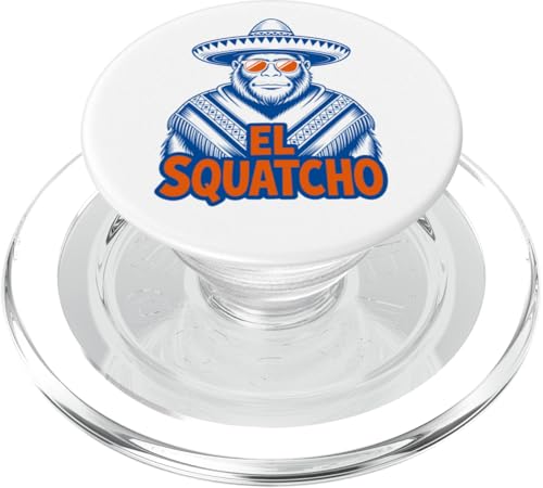 Lustiges Bigfoot Outfit Sasquatch Design mit El Squatcho PopSockets PopGrip für MagSafe Lustiges Bigfoot Outfit Sasquatch Design mit El Squatcho PopSockets PopGrip für MagSafe von Bigfoot Kostüm Mexico Cinco de Mayo Burrito Taco