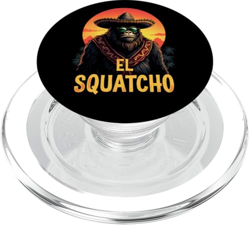 Lustiges Bigfoot Outfit Sasquatch Design mit El Squatcho PopSockets PopGrip für MagSafe Lustiges Bigfoot Outfit Sasquatch Design mit El Squatcho PopSockets PopGrip für MagSafe von Bigfoot Kostüm Mexico Cinco de Mayo Burrito Taco