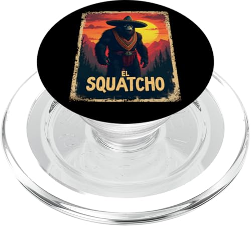 Lustiges Bigfoot Outfit Sasquatch Design mit El Squatcho PopSockets PopGrip für MagSafe Lustiges Bigfoot Outfit Sasquatch Design mit El Squatcho PopSockets PopGrip für MagSafe von Bigfoot Kostüm Mexico Cinco de Mayo Burrito Taco