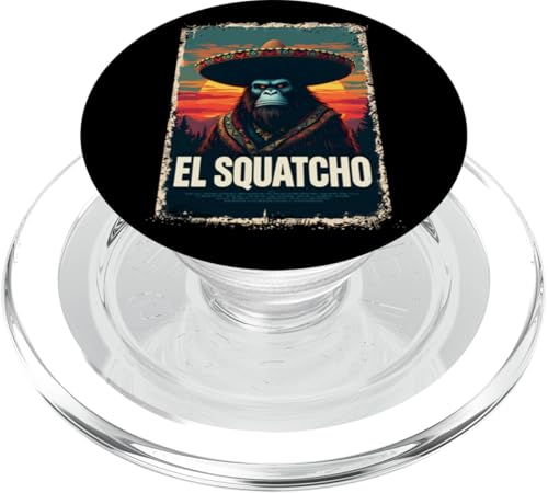 Lustiges Bigfoot Outfit Sasquatch Design mit El Squatcho PopSockets PopGrip für MagSafe Lustiges Bigfoot Outfit Sasquatch Design mit El Squatcho PopSockets PopGrip für MagSafe von Bigfoot Kostüm Mexico Cinco de Mayo Burrito Taco