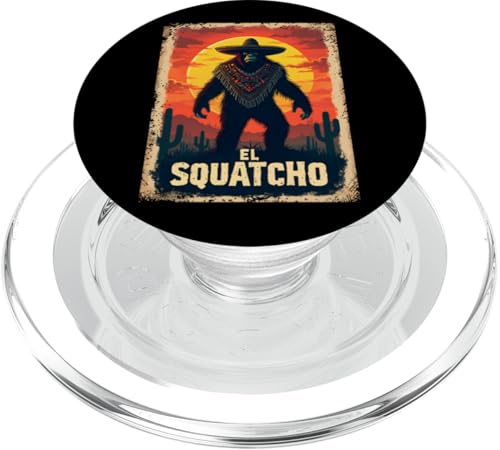 Lustiges Bigfoot Outfit Sasquatch Design mit El Squatcho PopSockets PopGrip für MagSafe Lustiges Bigfoot Outfit Sasquatch Design mit El Squatcho PopSockets PopGrip für MagSafe von Bigfoot Kostüm Mexico Cinco de Mayo Burrito Taco