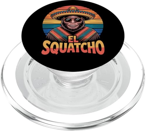 Lustiges Bigfoot Outfit Sasquatch Design mit El Squatcho PopSockets PopGrip für MagSafe Lustiges Bigfoot Outfit Sasquatch Design mit El Squatcho PopSockets PopGrip für MagSafe von Bigfoot Kostüm Mexico Cinco de Mayo Burrito Taco