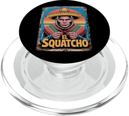 Lustiges Bigfoot Outfit Sasquatch Design mit El Squatcho PopSockets PopGrip für MagSafe Lustiges Bigfoot Outfit Sasquatch Design mit El Squatcho PopSockets PopGrip für MagSafe von Bigfoot Kostüm Mexico Cinco de Mayo Burrito Taco