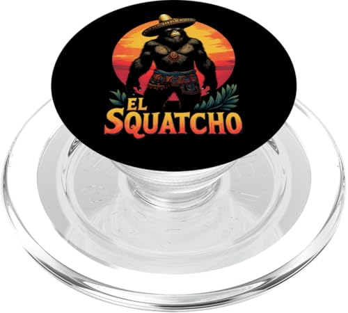 Lustiges Bigfoot Outfit Sasquatch Design mit El Squatcho PopSockets PopGrip für MagSafe Lustiges Bigfoot Outfit Sasquatch Design mit El Squatcho PopSockets PopGrip für MagSafe von Bigfoot Kostüm Mexico Cinco de Mayo Burrito Taco