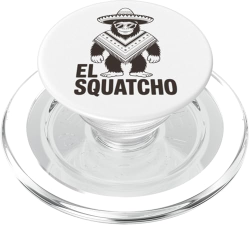 Lustiges Bigfoot Outfit Sasquatch Design mit El Squatcho PopSockets PopGrip für MagSafe Lustiges Bigfoot Outfit Sasquatch Design mit El Squatcho PopSockets PopGrip für MagSafe von Bigfoot Kostüm Mexico Cinco de Mayo Burrito Taco