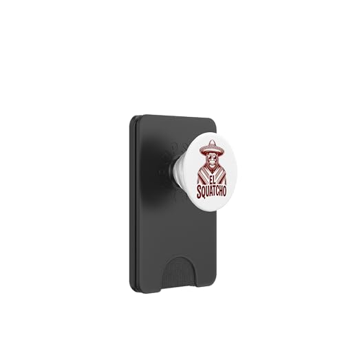 Lustiges Bigfoot Outfit Sasquatch Design mit El Squatcho PopSockets PopWallet für MagSafe von Bigfoot Kostüm Mexico Cinco de Mayo Burrito Taco