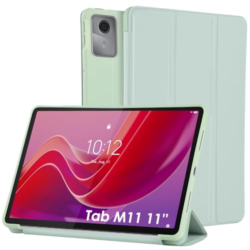 Bighan Hülle kompatibel mit 11" Lenovo Tab M11 2024, Ultra-Dünn & Leicht Smart Case Cover- Hellgrün von Bighan