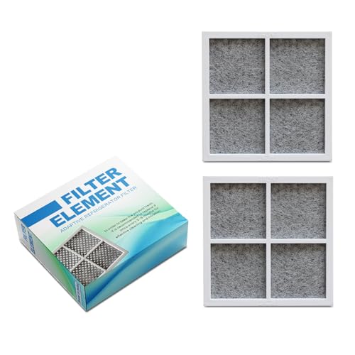 Biglumin 2 Stück LG-LT120F | Luftfilter für Kühlschrank, Kompatibel mit LG Pure N Fresh ADQ73214405 ADQ73214404 ADQ73214408, Fresh Air Ersatz-Luftfilter, Antibakterieller Pur Air Kühlschrankfilter Biglumin 2 Stück LG-LT120F | Luftfilter für Kühlschrank, Kompatibel mit LG Pure N Fresh ADQ73214405 ADQ73214404 ADQ73214408, Fresh Air Ersatz-Luftfilter, Antibakterieller Pur Air Kühlschrankfilter von Biglumin