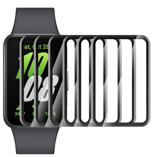 Bigqin 6 Stück Schutzfolie kompatibel mit Smasung Galaxy Fit 3, Flexible Folie HD Klar Vollständige Abdeckung Blasenfrei Kratzfeste Displayschutzfolie von Bigqin
