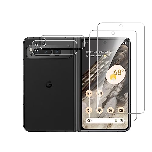 Bihizei Schutzfolie für Google Pixel Fold, 2 Stück Schutzfolie & 2 Stück Kamera Schutzfolie, 9H Panzer Schutz Glas Displayschutz, Ultra-HD Panzerfolie, Anti-Kratz, Anti-Bläsch Bihizei Schutzfolie für Google Pixel Fold, 2 Stück Schutzfolie & 2 Stück Kamera Schutzfolie, 9H Panzer Schutz Glas Displayschutz, Ultra-HD Panzerfolie, Anti-Kratz, Anti-Bläsch von Bihizei