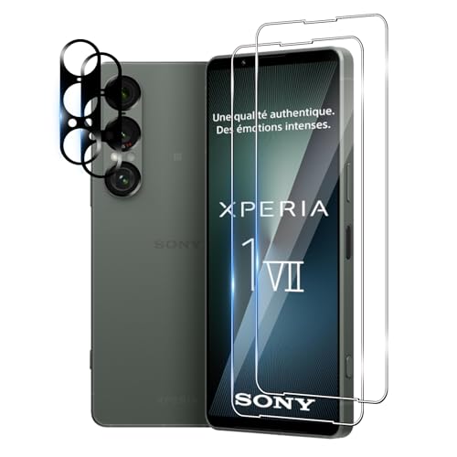 Bihizei Schutzfolie für Sony Xperia 1 VII für Panzerglas, 2 Stück Schutzfolie & 2 Stück Kamera Schutzfolie, 9H Panzer Schutz Glas Displayschutz, Ultra-HD Panzerfolie, Anti-Kratz, Anti-Bläsch Bihizei Schutzfolie für Sony Xperia 1 VII für Panzerglas, 2 Stück Schutzfolie & 2 Stück Kamera Schutzfolie, 9H Panzer Schutz Glas Displayschutz, Ultra-HD Panzerfolie, Anti-Kratz, Anti-Bläsch von Bihizei