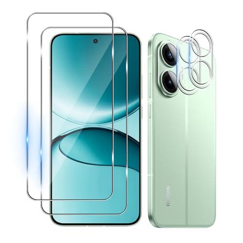 Bihizei Schutzfolie für Xiaomi POCO F7 5G für Panzerglas, 2 Stück Schutzfolie & 2 Stück Kamera Schutzfolie, 9H Panzer Schutz Glas Displayschutz, Ultra-HD Panzerfolie, Anti-Kratz, Anti-Bläsch Bihizei Schutzfolie für Xiaomi POCO F7 5G für Panzerglas, 2 Stück Schutzfolie & 2 Stück Kamera Schutzfolie, 9H Panzer Schutz Glas Displayschutz, Ultra-HD Panzerfolie, Anti-Kratz, Anti-Bläsch von Bihizei